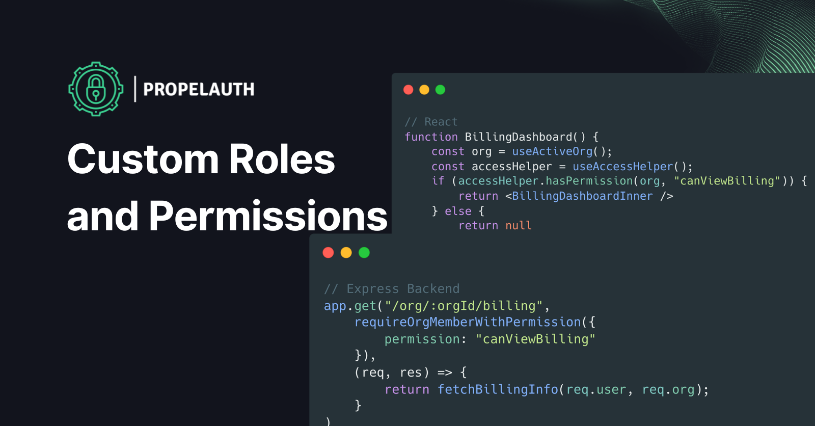 Adding Customizable Roles and Permissions to PropelAuth