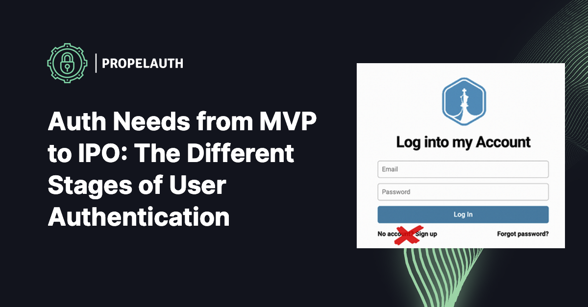 Auth Needs From MVP to IPO: The Different Stages of User Authentication
