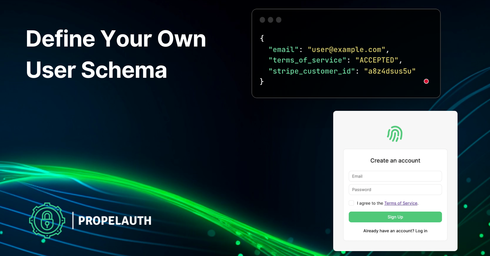 Define Your Own User Schema
