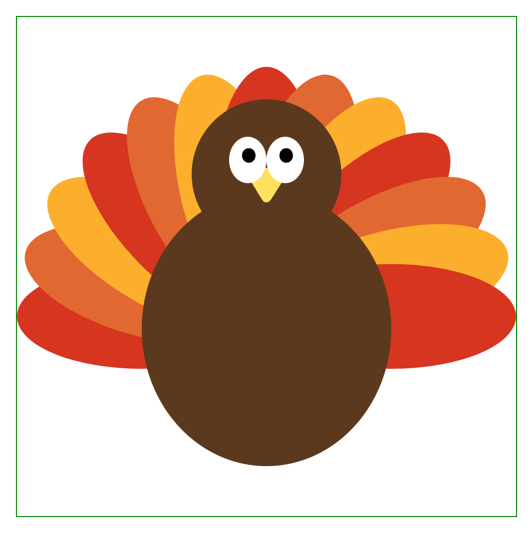 Image in article: Drawing a Turkey
with CSS