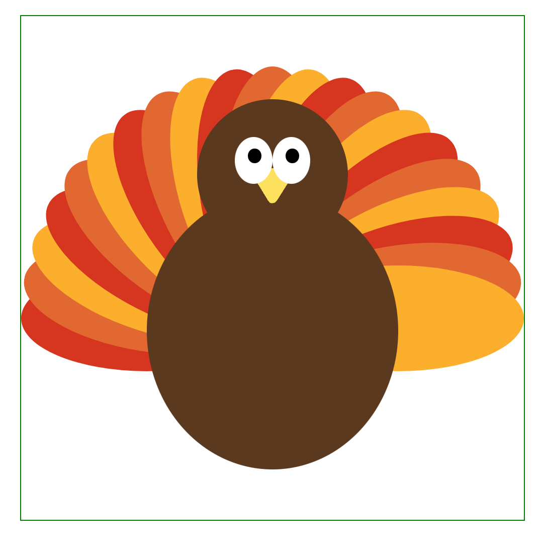 Image in article: Drawing a Turkey
with CSS