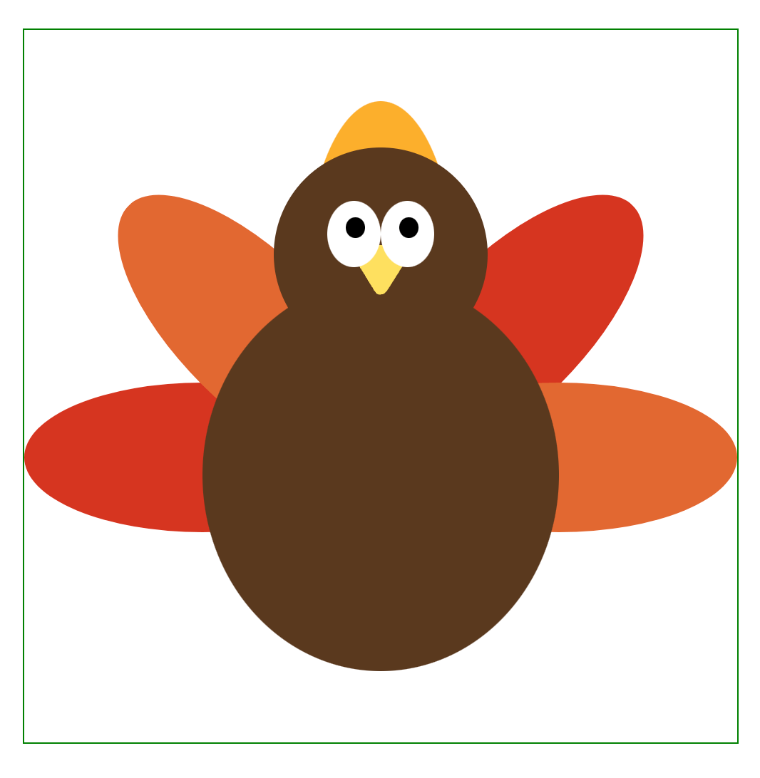 Image in article: Drawing a Turkey
with CSS