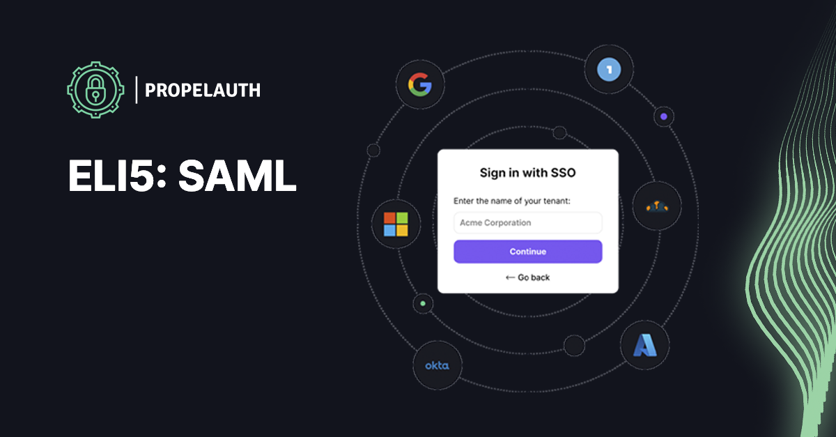 ELI5: SAML