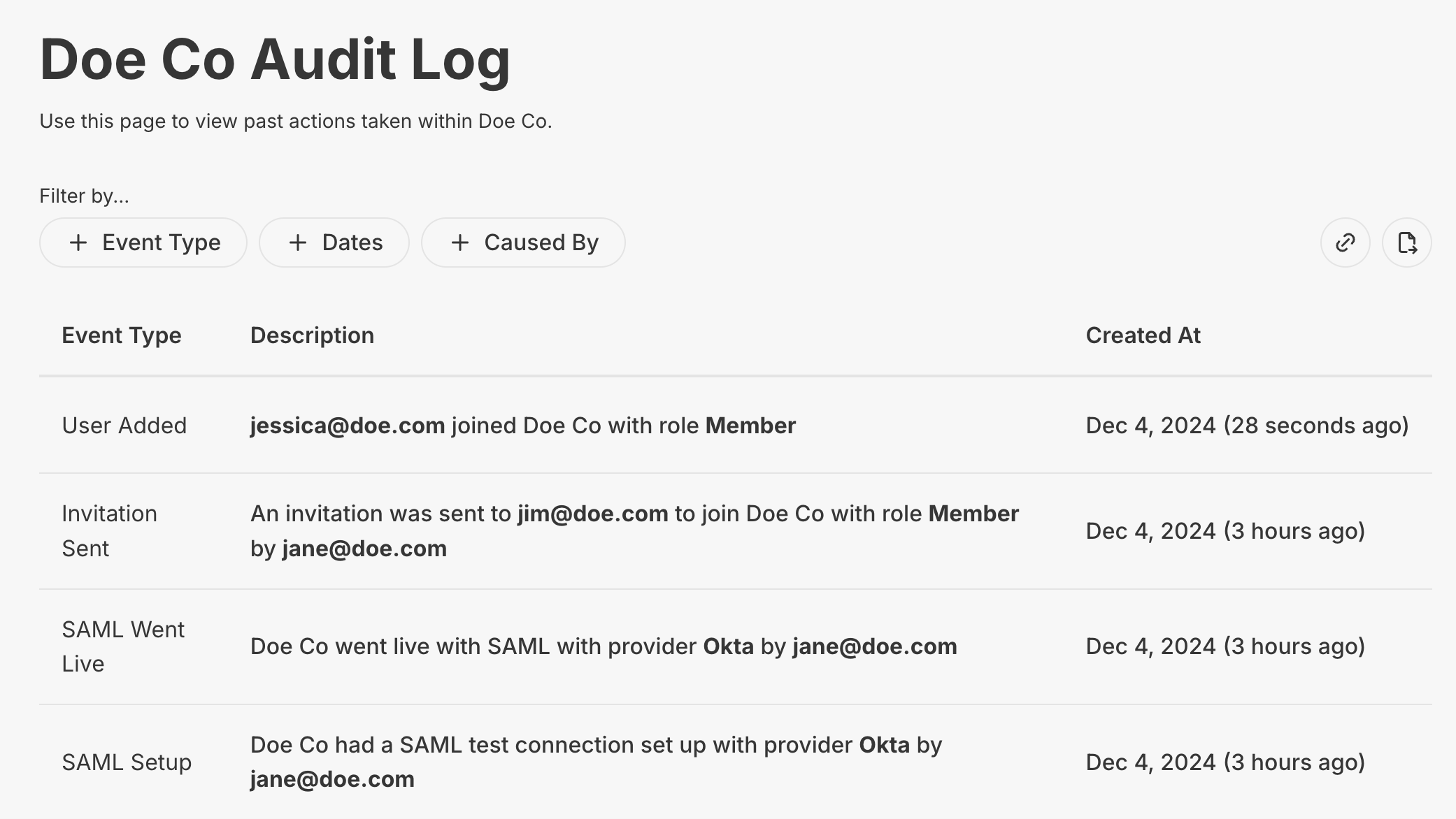 Image in article: End-User Audit Logs