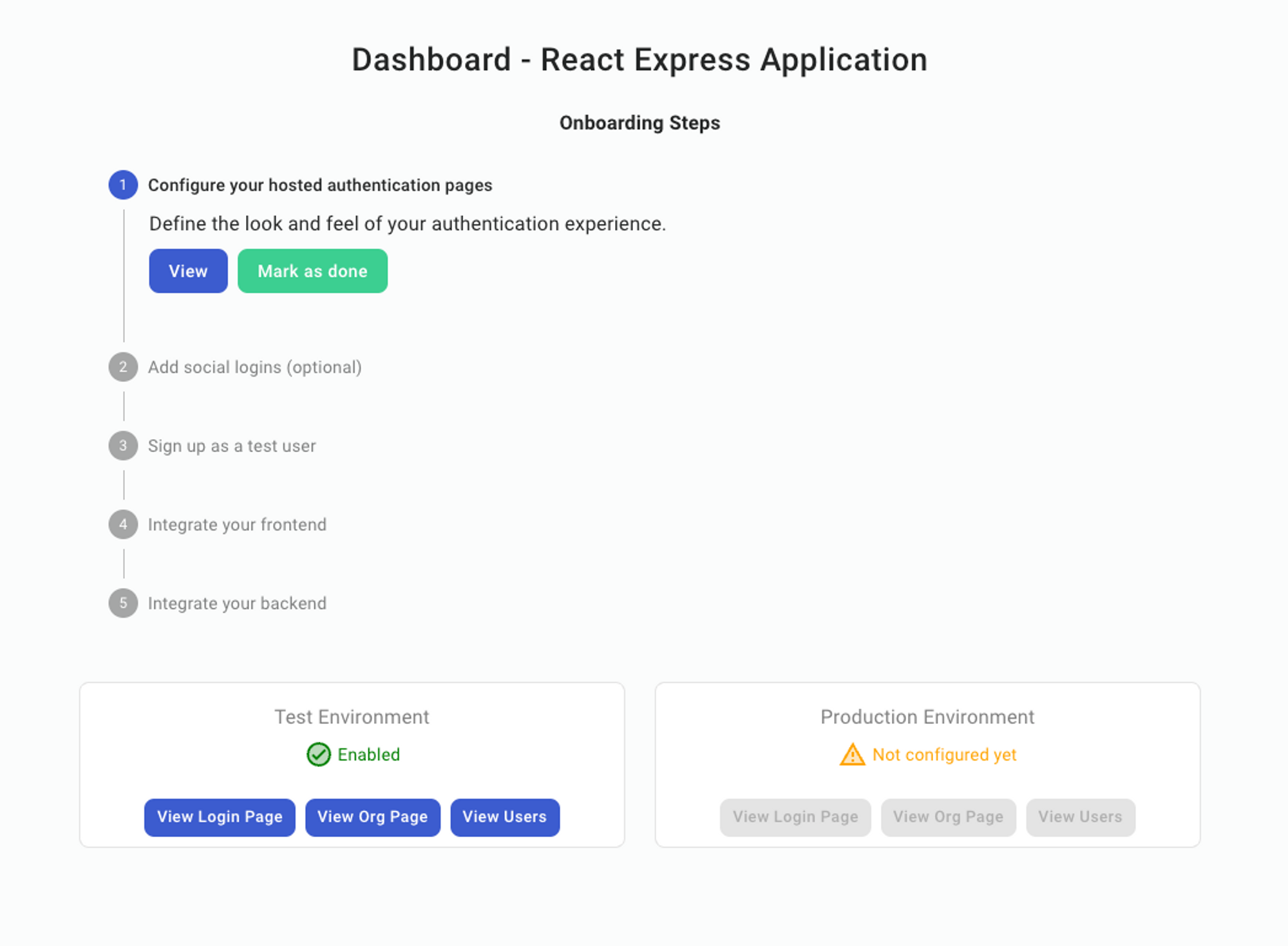 Image in article: React/Express Starter App