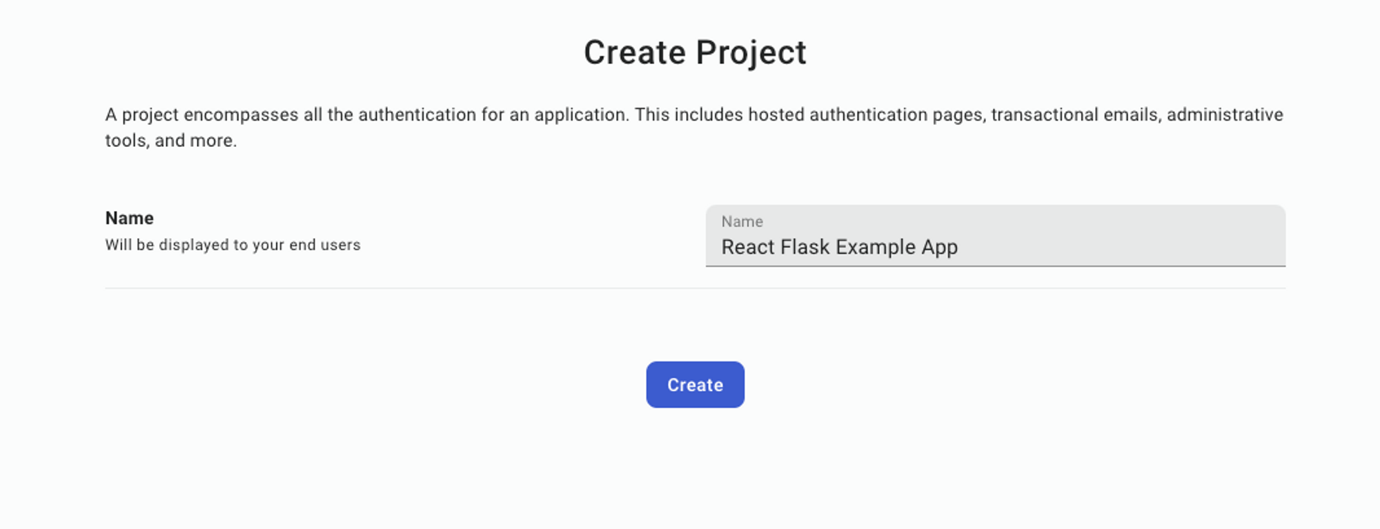 Image in article: React/Flask Starter App