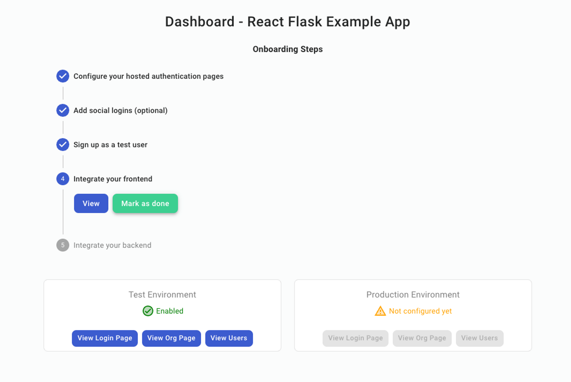 Image in article: React/Flask Starter App