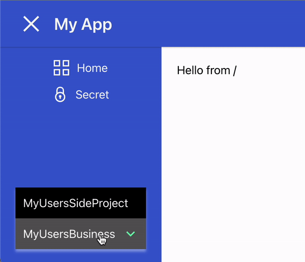 Image in article: Setting up a Responsive Multi-Tenant Template with Grommet, PropelAuth, and Next.js
