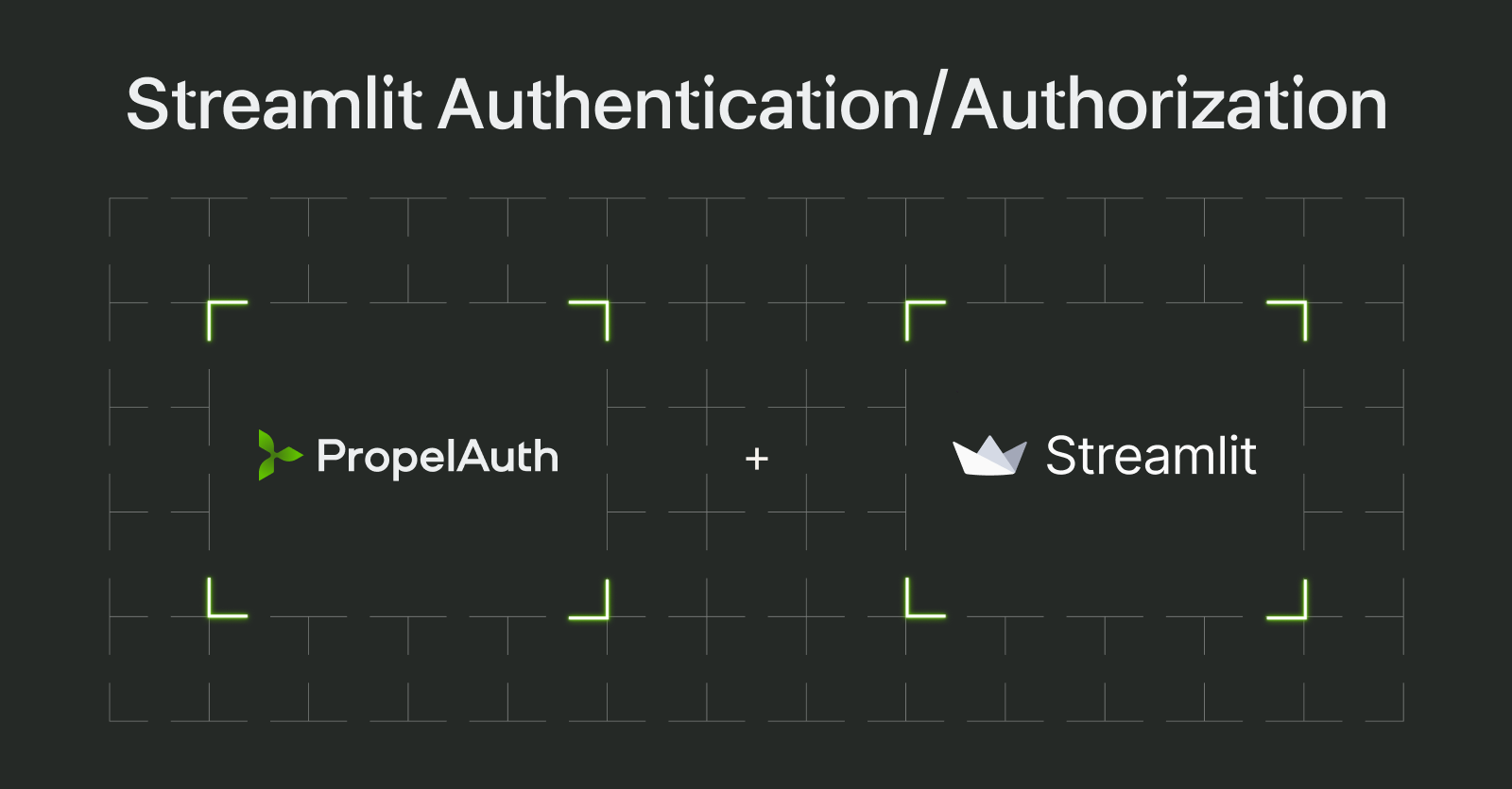 Streamlit Authentication/Authorization with PropelAuth