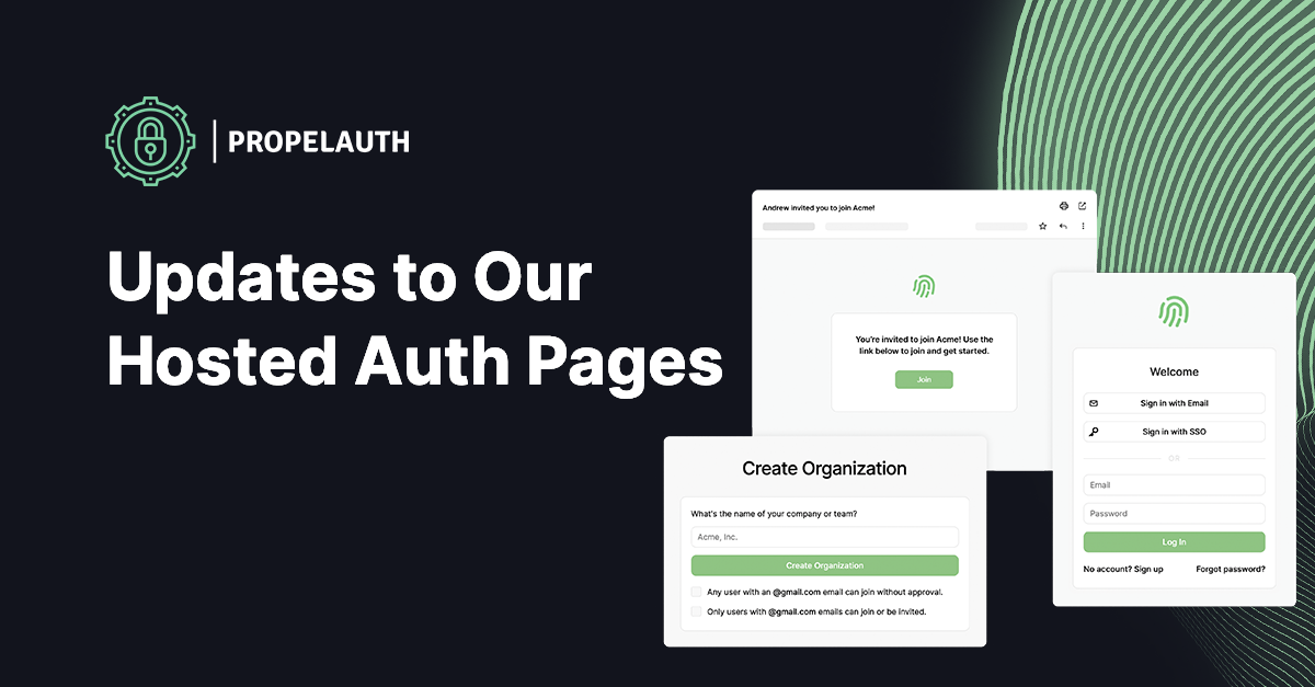 Updates to Our Hosted Auth Pages